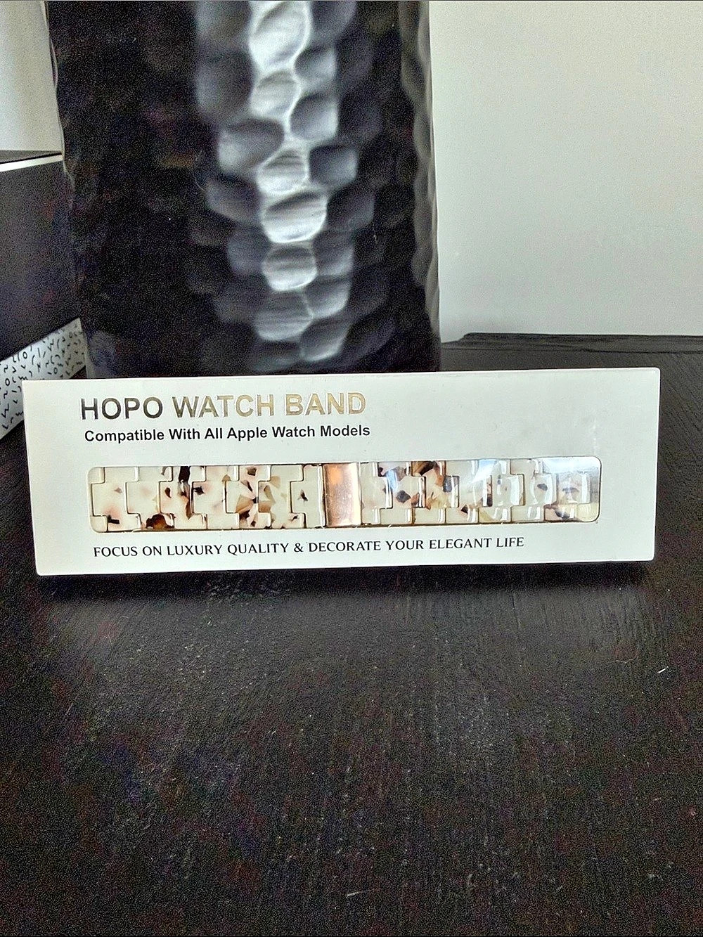 HOPO Resin Apple Watch Band Gold 38/40/41mm & White 38/40/41mm